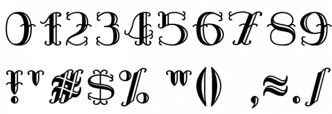 HarryPiel Font OTHER CHARS