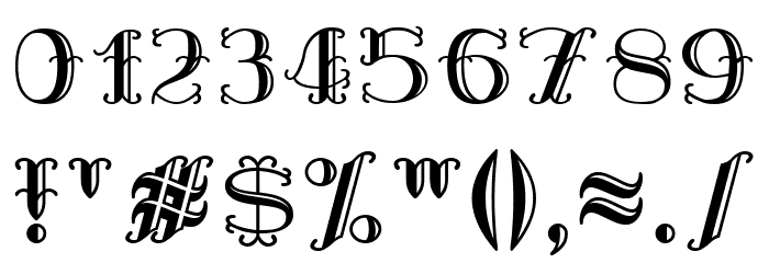 HarryPiel Font OTHER CHARS