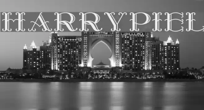 HarryPiel Font examples