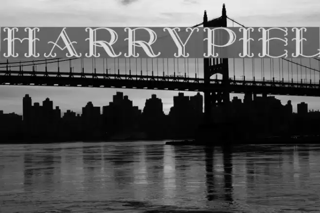 HarryPiel Font examples