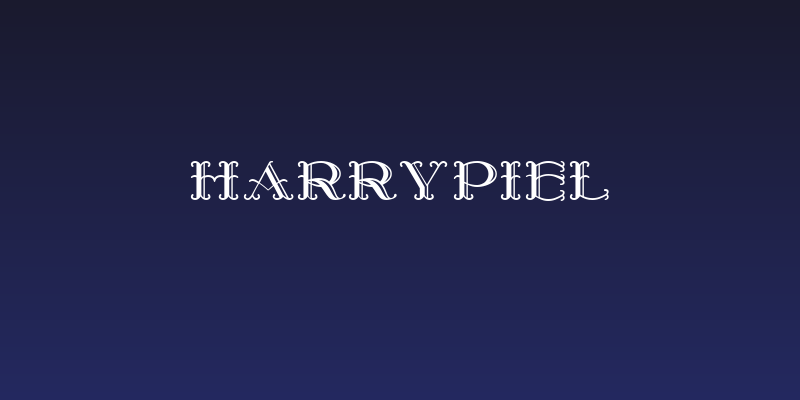 HarryPiel Social Header