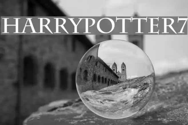 HarryPotter7 Font examples