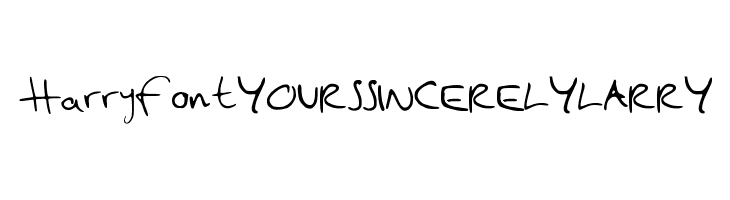Harry_font__YOURSSINCERELYLARRY_  नि: शुल्क फ़ॉन्ट्स डाउनलोड