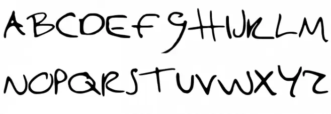 Harry_font__YOURSSINCERELYLARRY_ Шрифта ВЕРХНИЙ