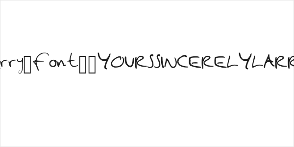 Harry_font__YOURSSINCERELYLARRY_ Logo