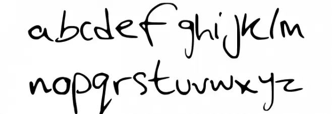 Harry_font__YOURSSINCERELYLARRY_ 字体 小写