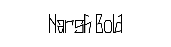 Harsh Bold  Скачать бесплатные шрифты