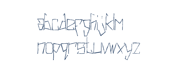 Harsh Hand Lowercase