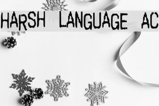 Harsh language AC Fonte examples