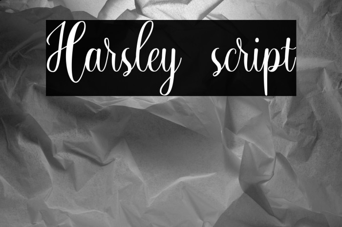 Harsley script Example 1