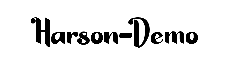 Harson-Demo  font caratteri gratis