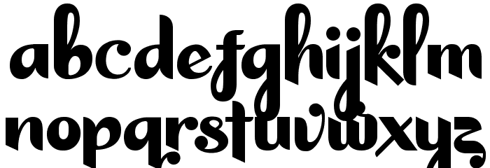 Harson-Demo Font LOWERCASE