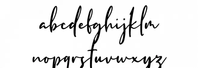 Harstmount फ़ॉन्ट लोअरकेस