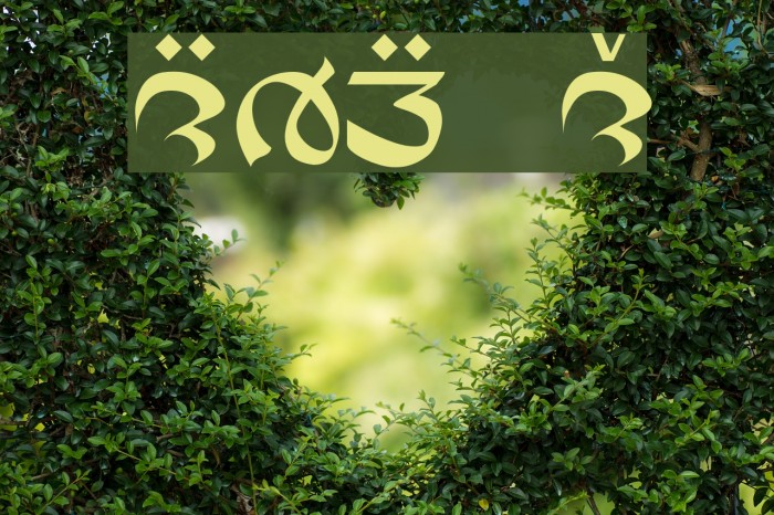 Harta HU Font examples