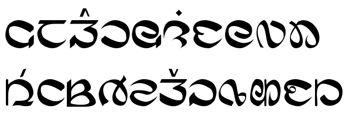Harta HU Font LOWERCASE