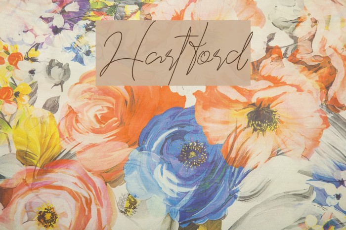 Hartford Font examples
