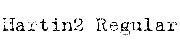 Hartin2 Regular Font
