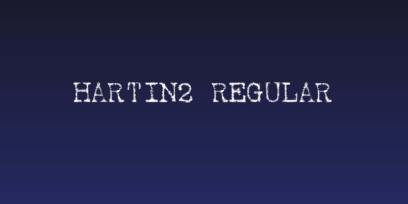 Hartin2 Regular Social Header