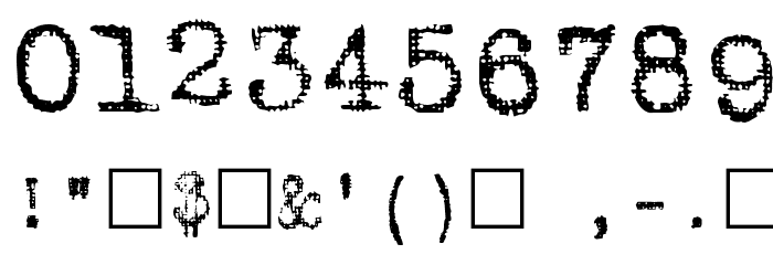 Harting Plain Font OTHER CHARS