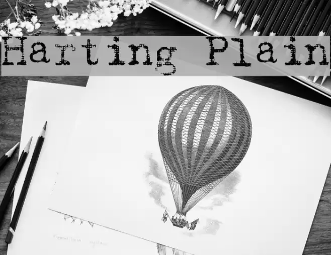 Harting Plain Font examples
