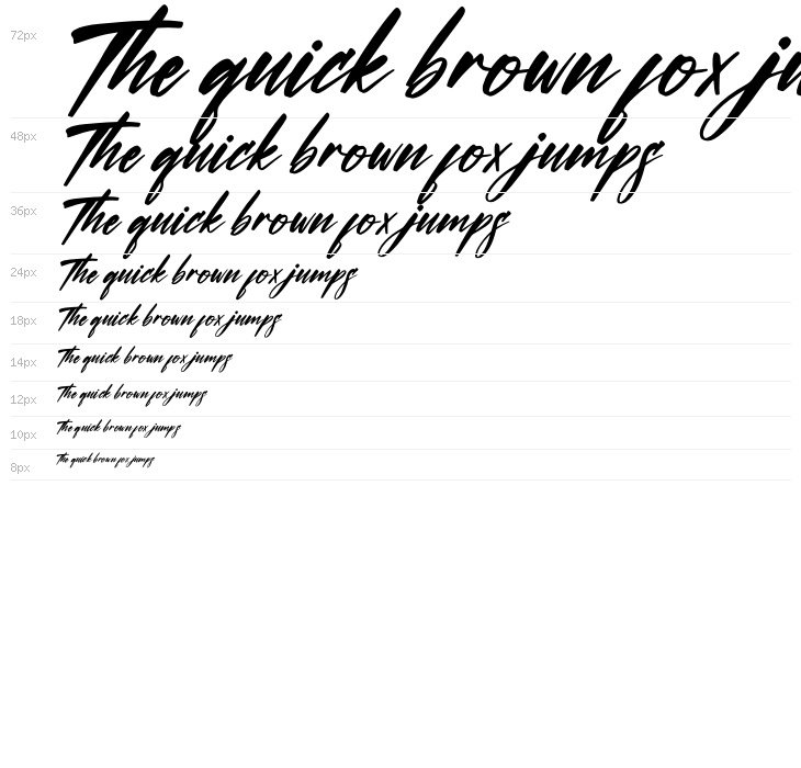 Hartman & Richard Italic Waterfall