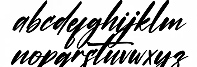 Hartman & Richard Italic फ़ॉन्ट लोअरकेस