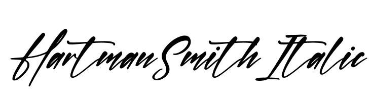 Hartman Smith Italic  baixar fontes gratis