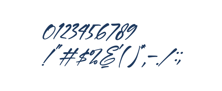 Hartman Smith Italic Other Characters