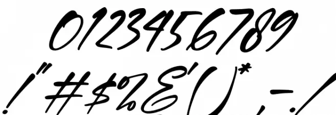 Hartman Smith Italic Font OTHER CHARS