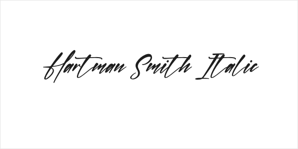 Hartman Smith Italic Logo
