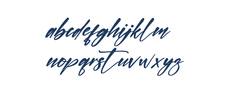 Hartman Smith Italic Lowercase