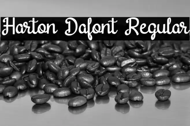 Harton Dafont Regular Font examples