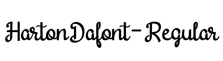 HartonDafont-Regular  नि: शुल्क फ़ॉन्ट्स डाउनलोड