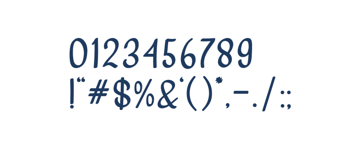 HartonDafont-Regular Other Characters