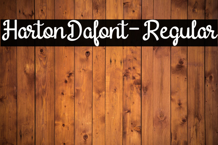 HartonDafont-Regular Example 3