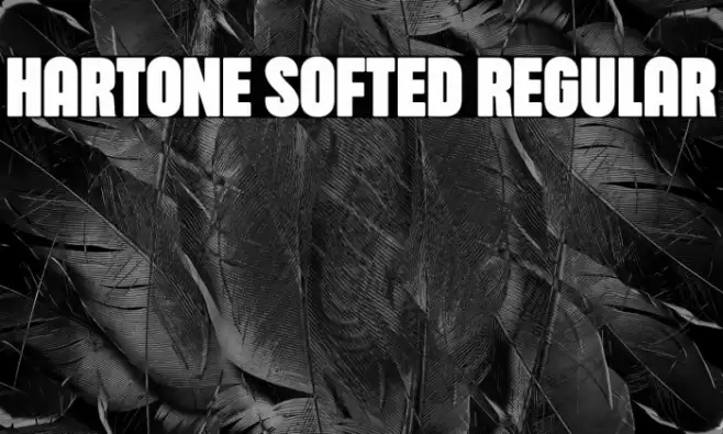 Hartone Softed Regular Font examples