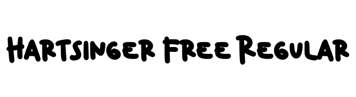 Hartsinger Free Regular  les polices de caractères gratuit tlcharger