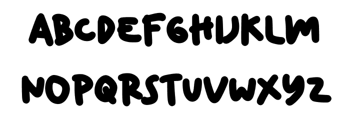Hartsinger Free Regular Font LOWERCASE