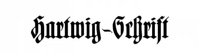 Hartwig-Schrift  Descarca Fonturi Gratis