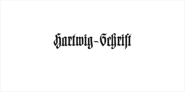 Hartwig-Schrift Logo
