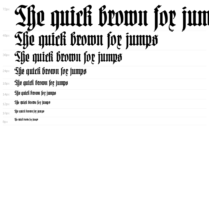 Hartwig-Schrift Waterfall