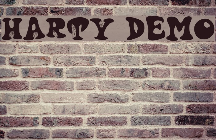 Harty Demo Font examples