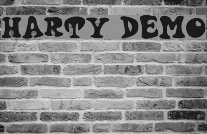 Harty Demo Font examples