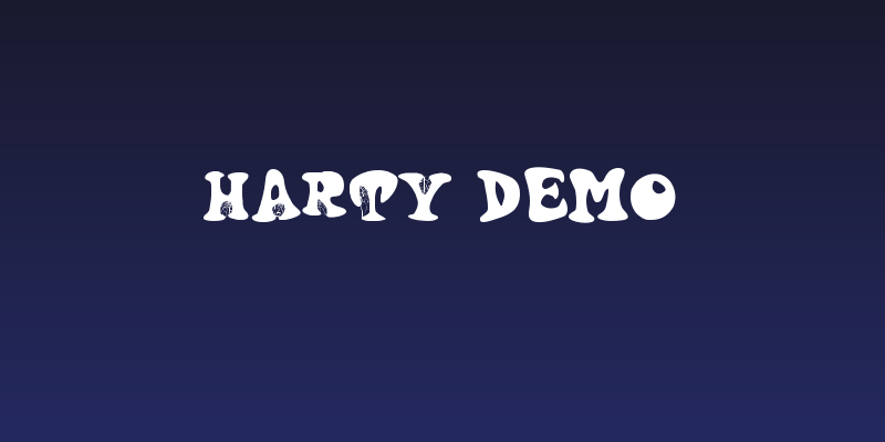 Harty Demo Social Header
