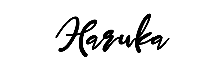 Haruka  Frei Schriftart Herunterladen
