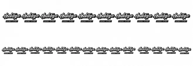 Harumi Demo Italic Font OTHER CHARS