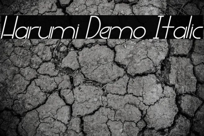 Harumi Demo Italic Example 3
