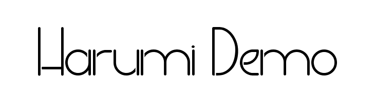 Harumi Demo  免费字体下载