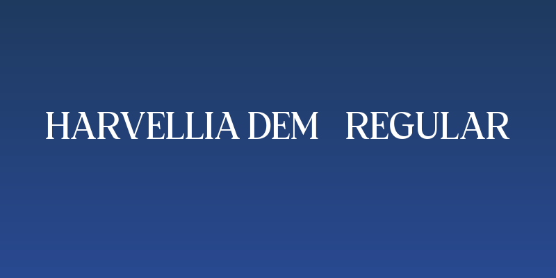 Harvellia Demo Regular Social Header