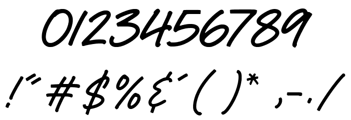 Harvest Cake Font OTHER CHARS